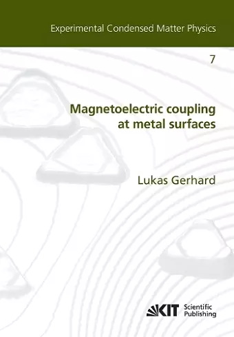 Magnetoelectric coupling at metal surfaces cover