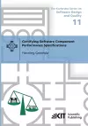 Certifying Software Component Performance Specifications cover