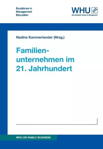 Familienunternehmen im 21. Jahrhundert cover