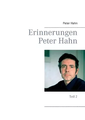 Erinnerungen Peter Hahn cover