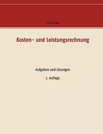 Kosten- und Leistungsrechnung cover