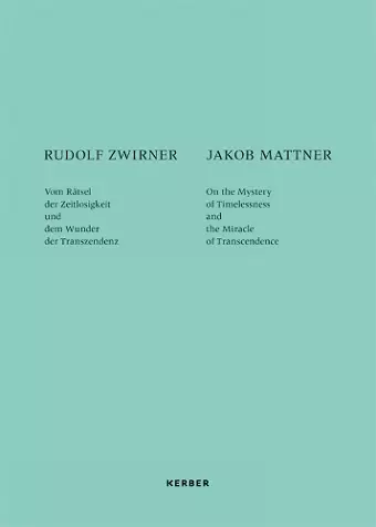 Rudolf Zwirner and Jakob Mattner cover