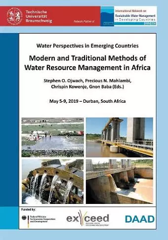 Modern and Traditional Methods of Water Resource Management in Africa. Water Perspectives in Emerging Countries. May 5-9, 2019 - Durban, South Africa cover