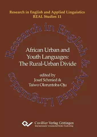 African Urban and Youth Languages (Band 11) cover