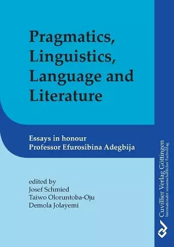 Pragmatics, Linguistics, Language and Literature cover