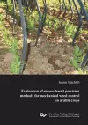 Evaluation of sensor-based precision methods for mechanical weed control in arable crops cover