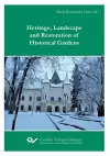 Heritage, Landscape and Restoration of Historical Gardens cover