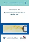 Experimental analysis of fast reactions in gas-liquid flows (Band 3) cover