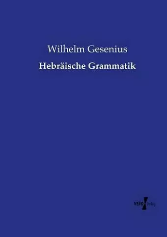 Hebräische Grammatik cover