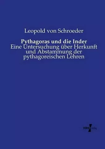 Pythagoras und die Inder cover