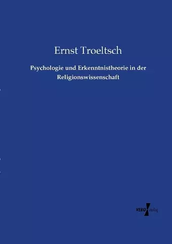 Psychologie und Erkenntnistheorie in der Religionswissenschaft cover