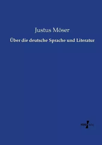 Über die deutsche Sprache und Literatur cover