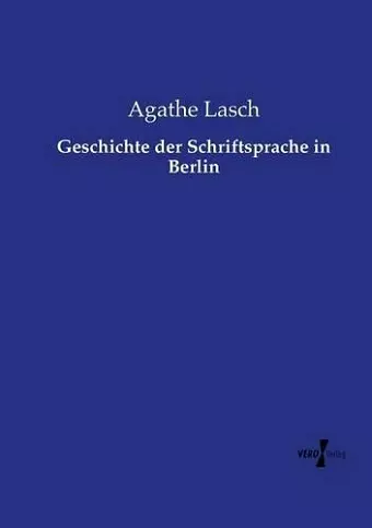 Geschichte der Schriftsprache in Berlin cover