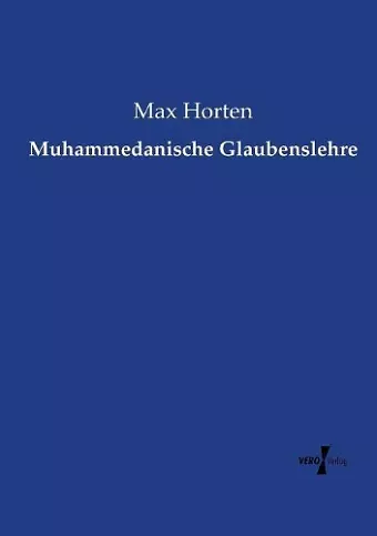 Muhammedanische Glaubenslehre cover