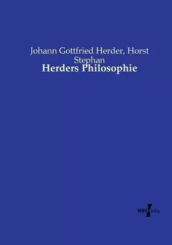 Herders Philosophie cover