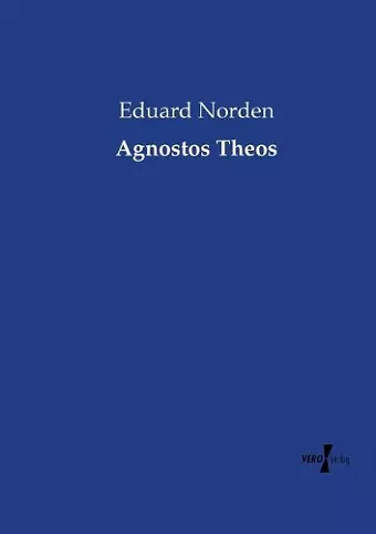 Agnostos Theos cover
