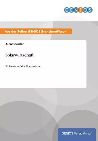 Solarwirtschaft cover