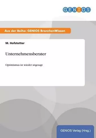 Unternehmensberater cover