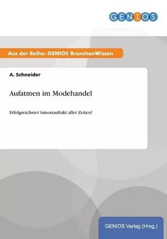 Aufatmen im Modehandel cover