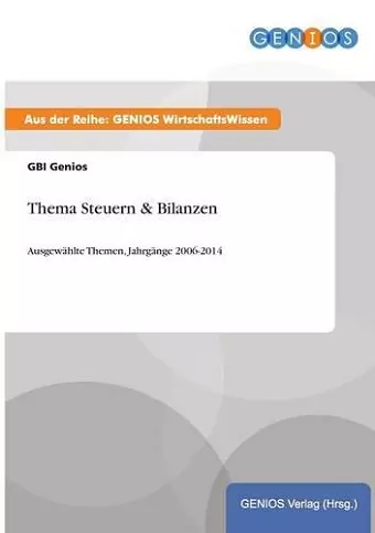 Thema Steuern & Bilanzen cover