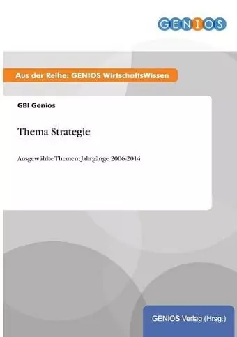 Thema Strategie cover