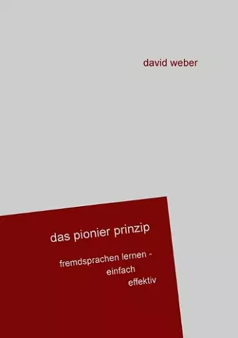 Das Pionier-Prinzip cover