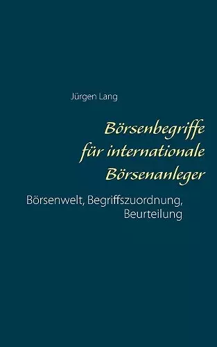 Börsenbegriffe für internationale Börsenanleger cover