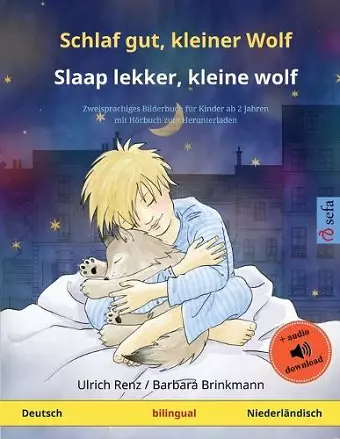 Schlaf gut, kleiner Wolf - Slaap lekker, kleine wolf (Deutsch - Niederländisch) cover