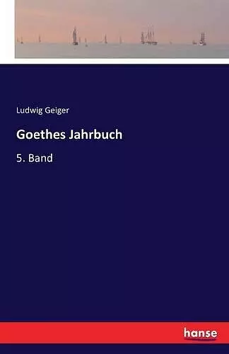 Goethes Jahrbuch cover