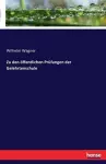 Zu den öffentlichen Prüfungen der Gelehrtenschule cover