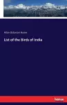 List of the Birds of India cover
