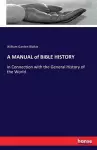 A MANUAL of BIBLE HISTORY cover