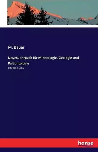 Neues Jahrbuch für Mineralogie, Geologie und Paläontologie cover