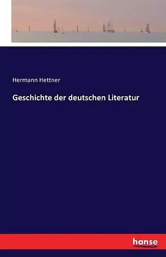 Geschichte der deutschen Literatur cover