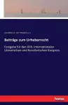 Beiträge zum Urheberrecht cover