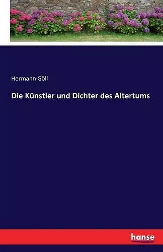 Die Künstler und Dichter des Altertums cover