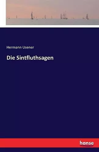 Die Sintfluthsagen cover