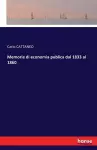 Memorie di economia publica dal 1833 al 1860 cover