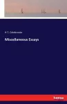 Miscellaneous Essays cover