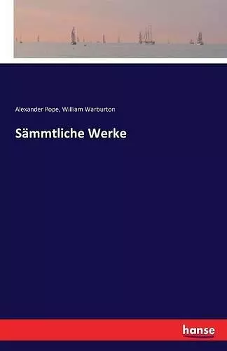 Sämmtliche Werke cover