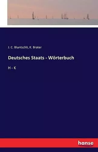 Deutsches Staats - Wörterbuch cover