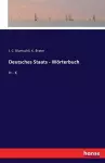 Deutsches Staats - Wörterbuch cover