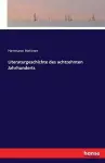 Literaturgeschichte des achtzehnten Jahrhunderts cover