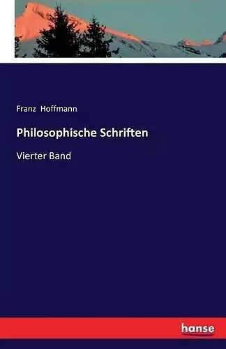 Philosophische Schriften cover