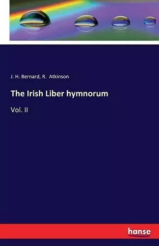 The Irish Liber hymnorum cover