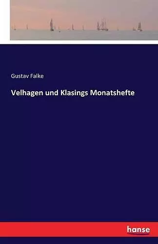 Velhagen und Klasings Monatshefte cover