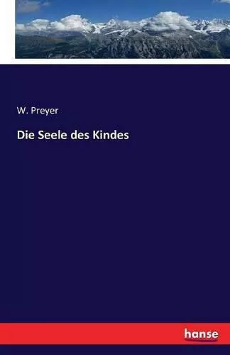 Die Seele des Kindes cover