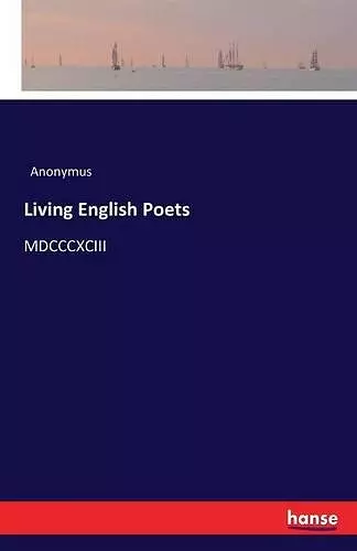 Living English Poets cover