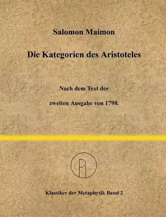 Die Kategorien des Aristoteles cover