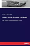 Return of judicial Statistics of Ireland 1896 cover